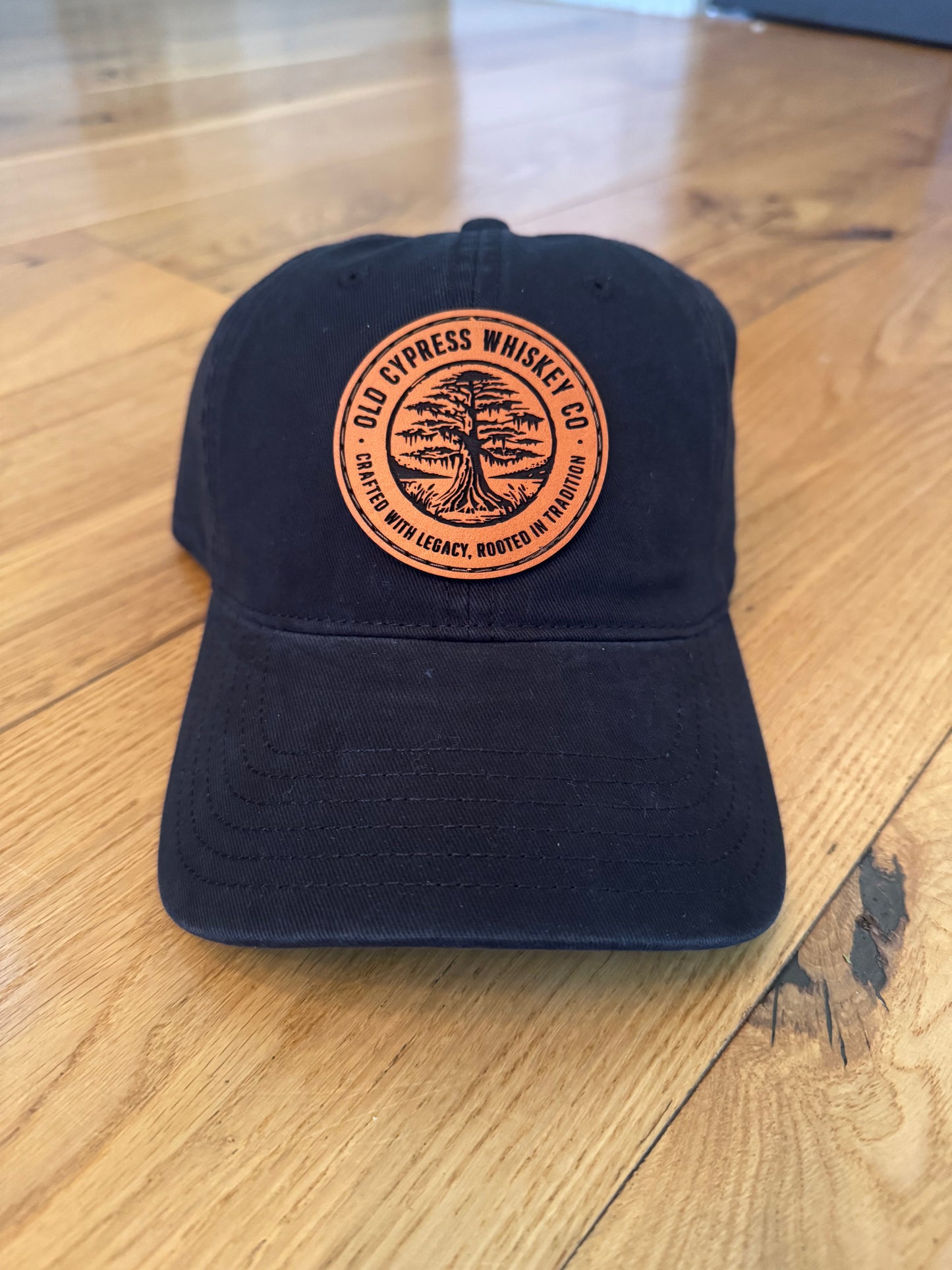 Natural Leather Dad Hat